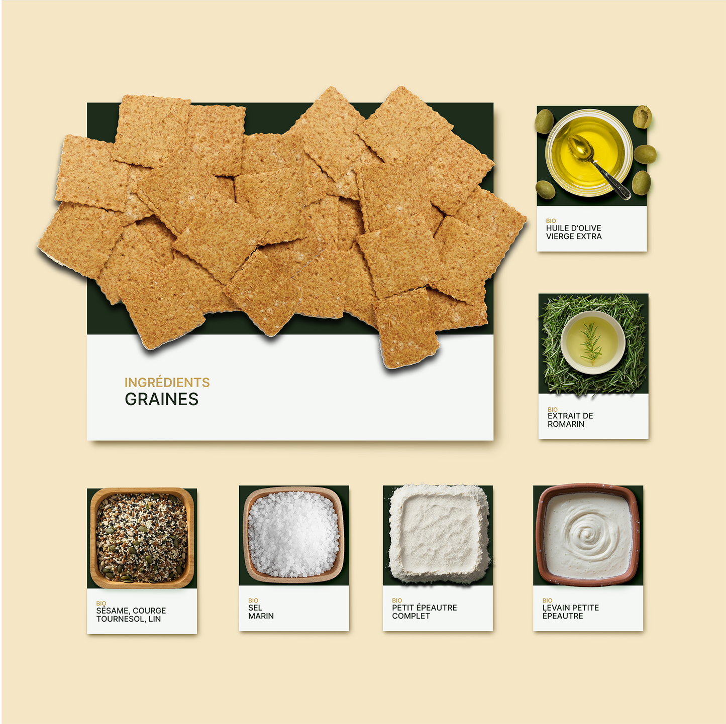 Toasted Sesame & Honey Crackers
