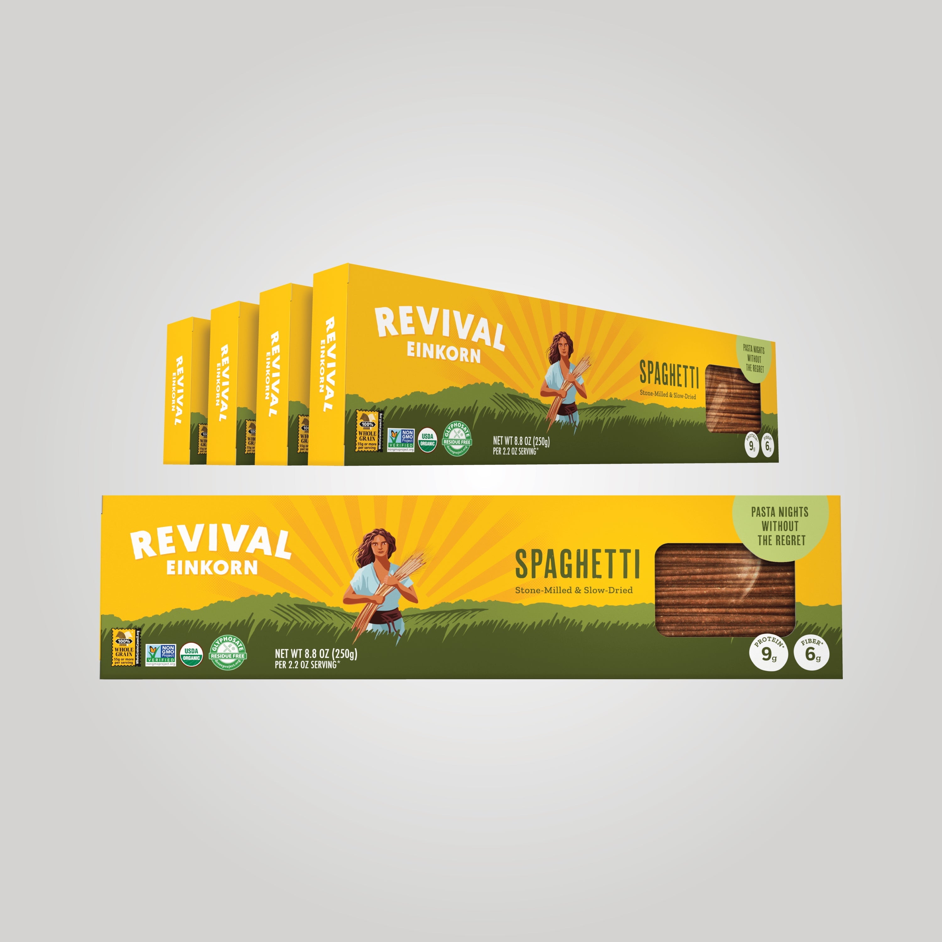 5 boxes of Organic Einkorn Spaghetti